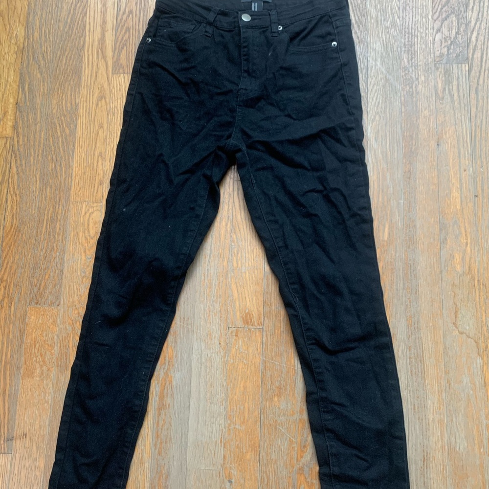 Black high waisted skinny jeans from forever 21